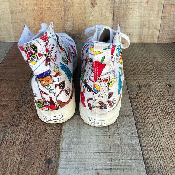 Nicole Miller | Shoes | Vintage Nicole Miller Pop Art Retro Lace Up